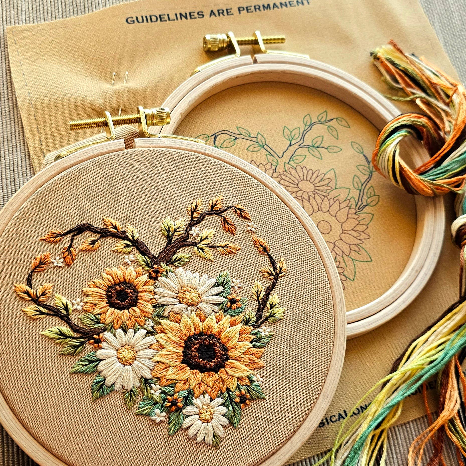 Fall in Love Embroidery Kit by Jessica Long