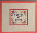 Subversive Per my Last Email Needlepoint Canvas