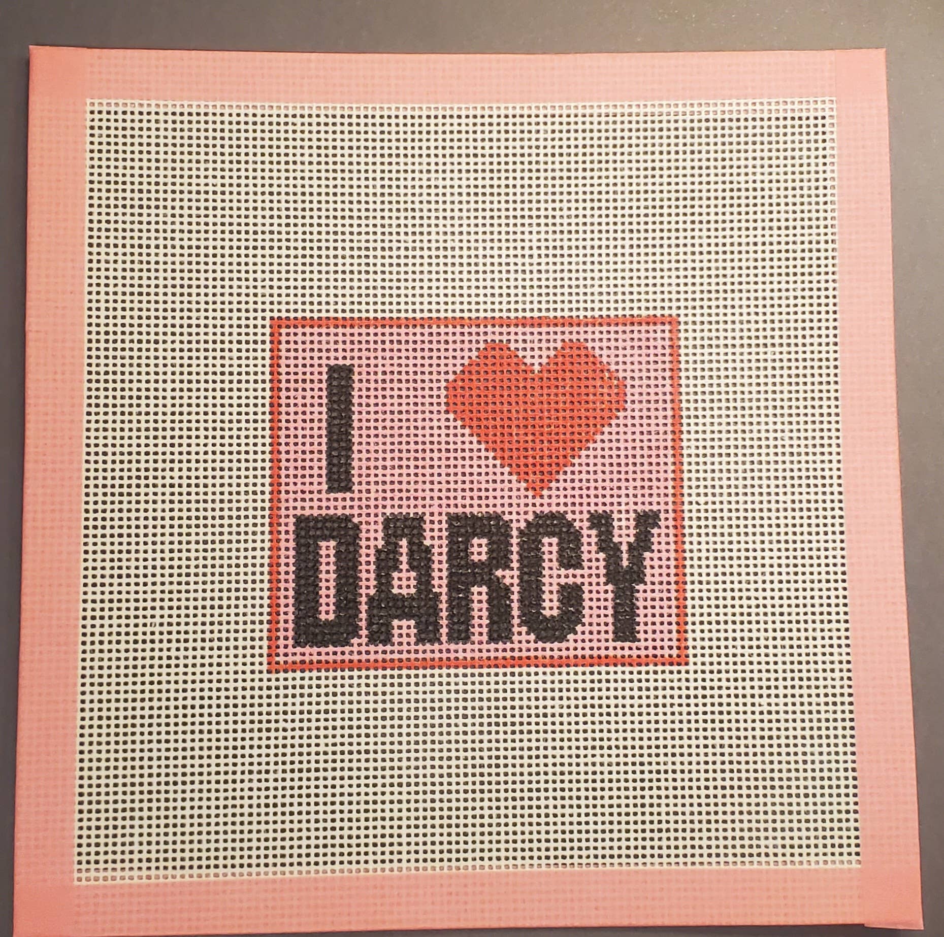 Pride and Prejudice Darcy Needlepoint Canvas