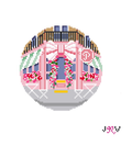 Pink Bakery Needlepoint Canvas