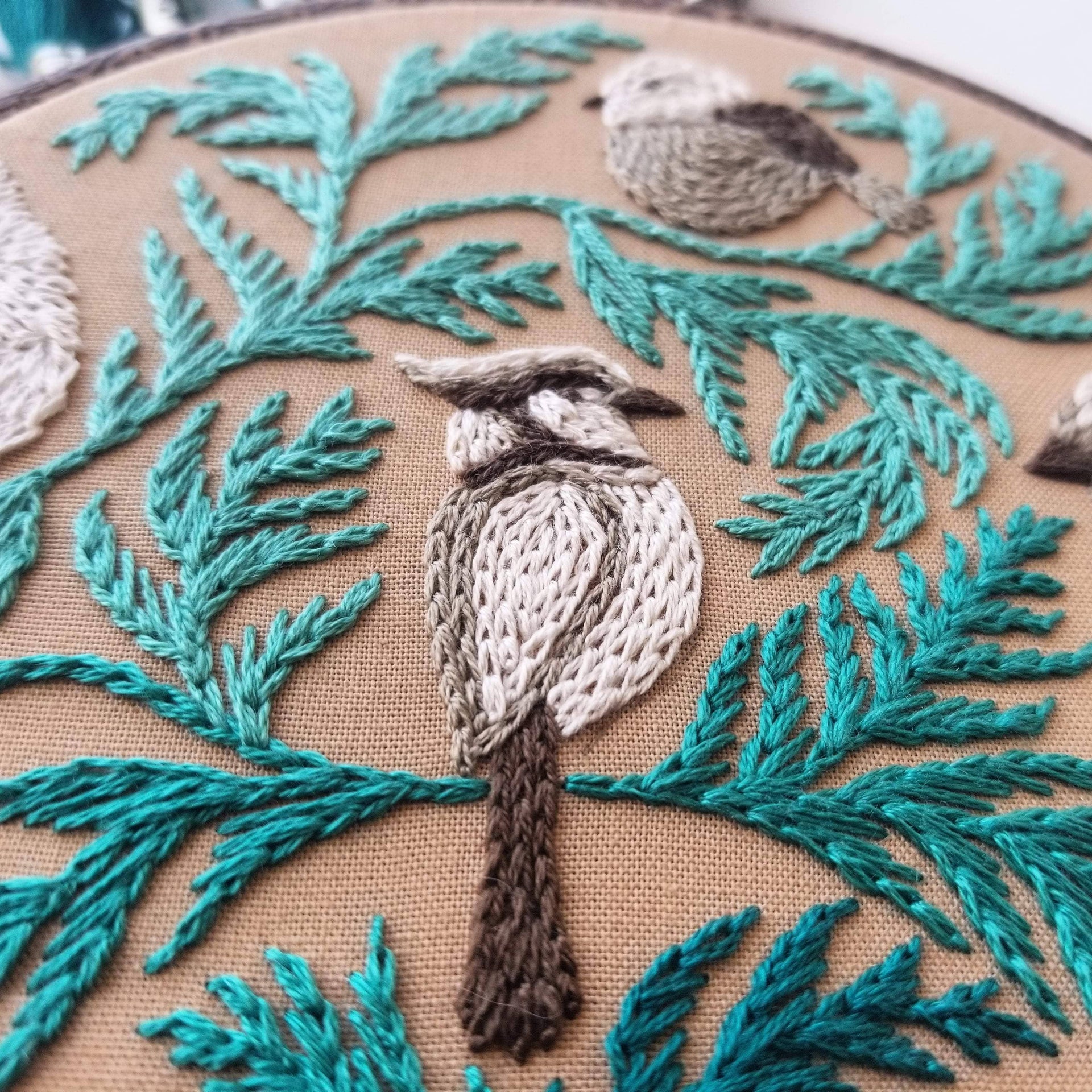 Winter Birds Embroidery Kit by Jessica Long