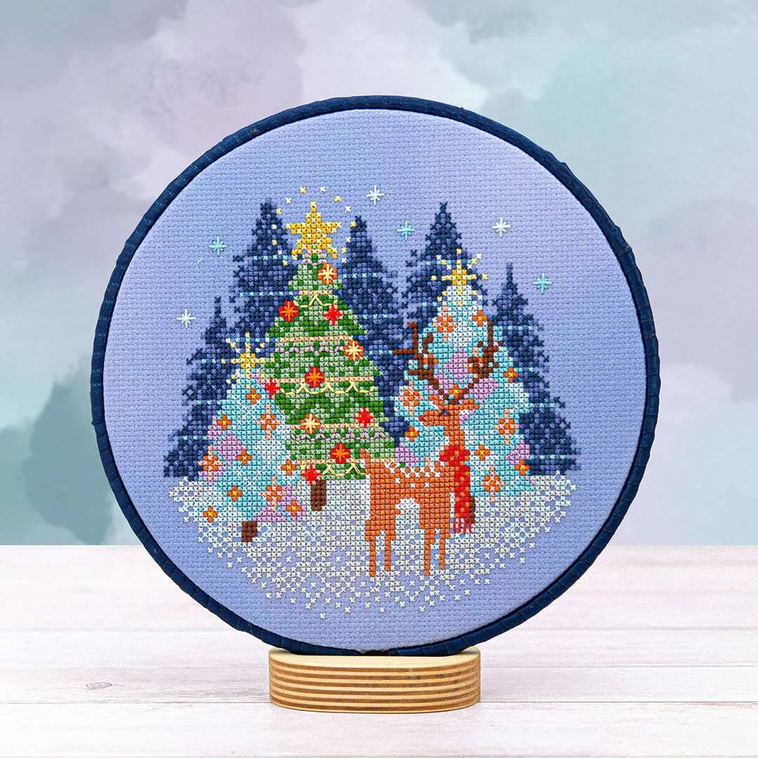 Reindeer Cheer Cross Stitch Chart