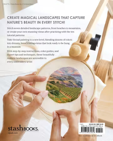 Richly Stitched Landscape Embroidery Book