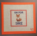 Subversive Fox Sake Needlepoint Canvas
