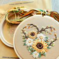 Fall in Love Embroidery Kit by Jessica Long