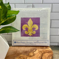 Fleur de Leis Needlepoint Kit by Blue Poppy Designs