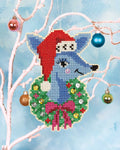 Deer Santa Ornament