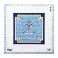 Anchors Blue Needlepoint Canvas