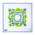 Palm Chic Square Pagoda Needlepoint Canvas