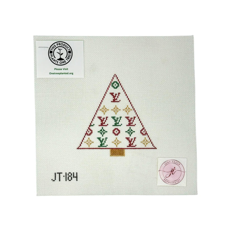 LV Tree Needlepoint Canvas