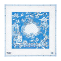 Chinoiserie Toile Blue Needlepoint Canvas
