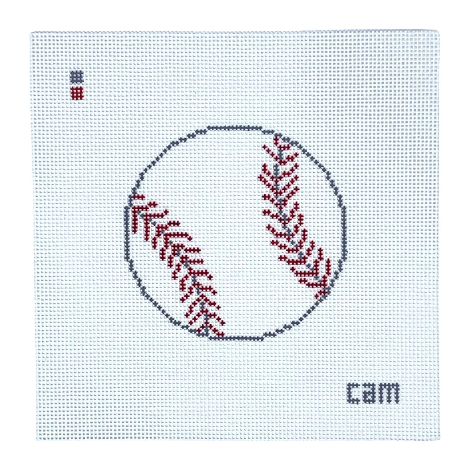 Baseball Needlepoint Canvas