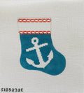 Anchor Mini Sock Needlepoint Canvas