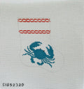 Crab Mini Sock Needlepoint Canvas