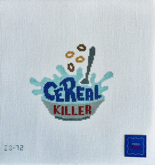 Cereal Killer Needlepoint Canvas