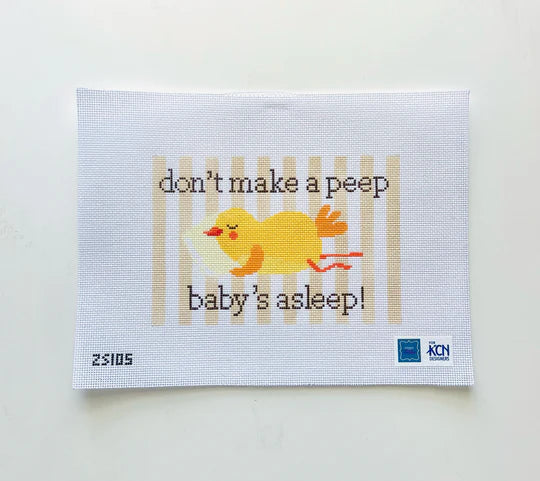 Don't Make a Peep Needlepoint Canvas