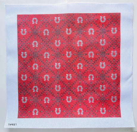 Kismet Horshoe Bandana Needlepoint Canvas