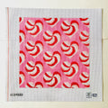 Heart Mint Pillow Needlepoint Canvas