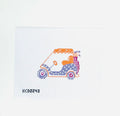 Lavender Golf Cart Needlepoint Canvas