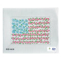 Memorial Day Flag Floral Needlepoint Canvas