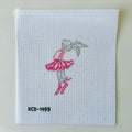 Stretching Ballet Bunny Needlepoint Canvas