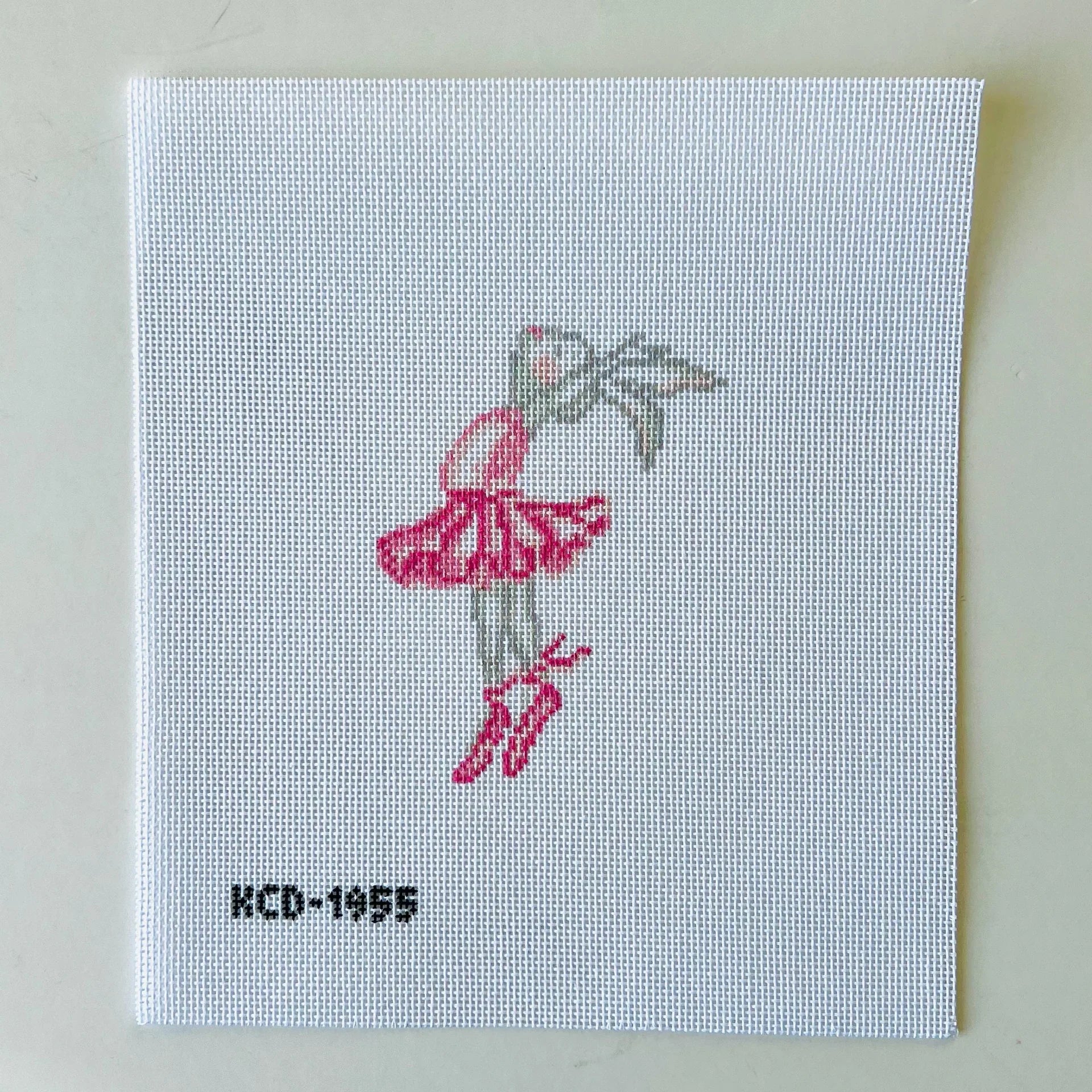 Stretching Ballet Bunny Needlepoint Canvas