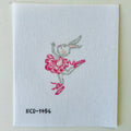 Twirling Ballet Bunny Needlepoint Canvas