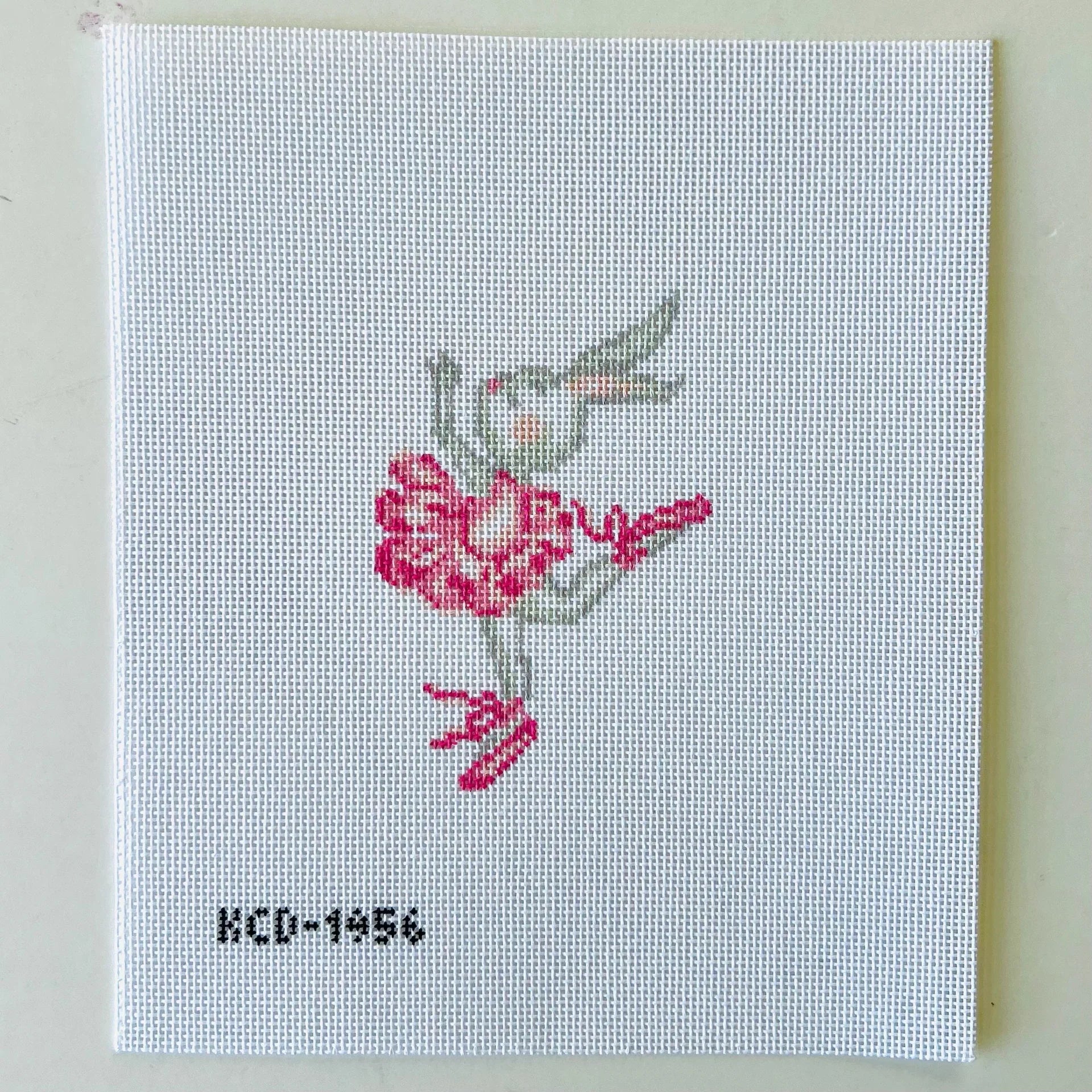 Twirling Ballet Bunny Needlepoint Canvas