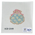 Seashell Gilded Scallop Needlepoint Canvas
