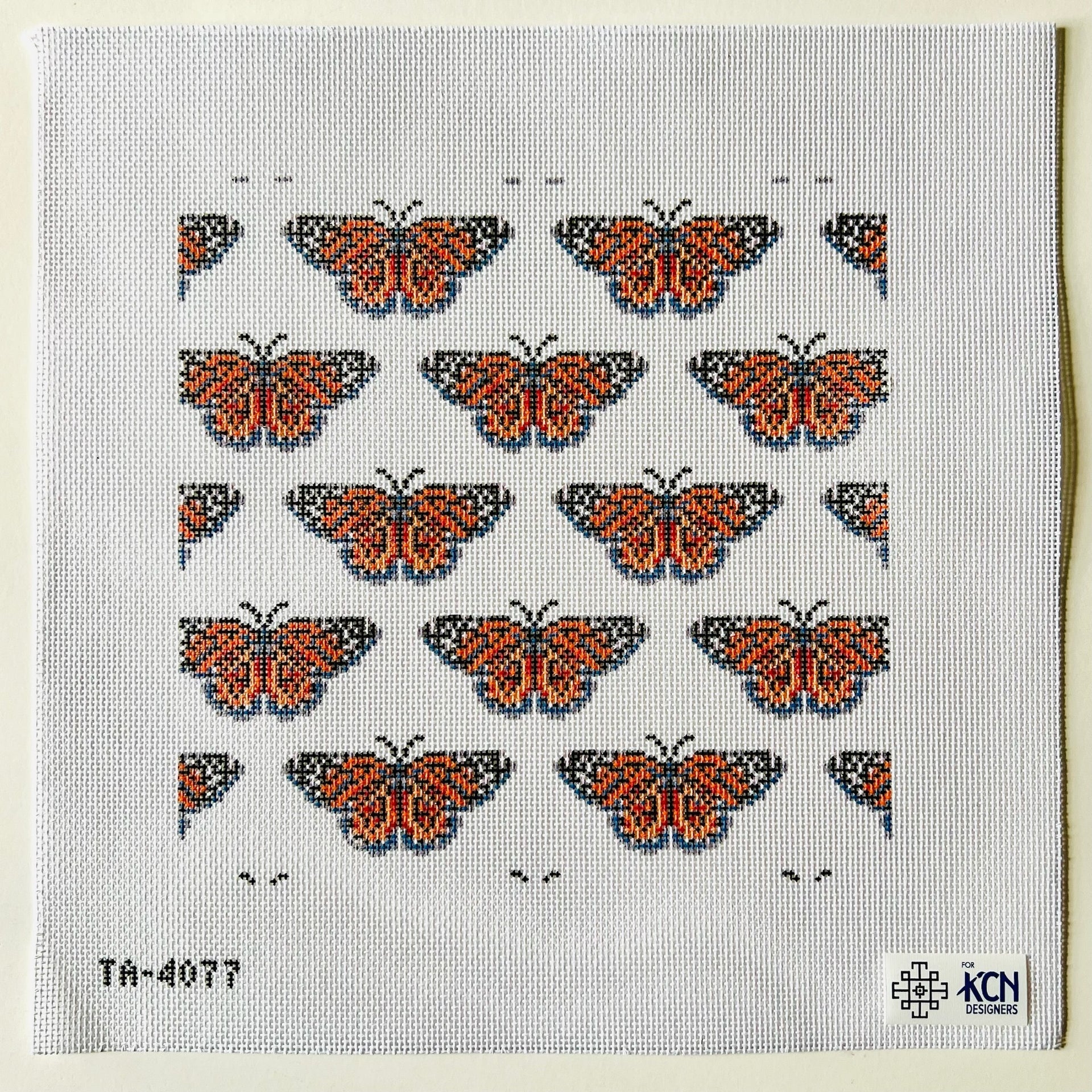 Monarch Butterfly Needlepoint Canvas