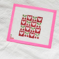 Cherry Checker Board Needlepoint Canvas
