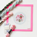 Christmas Houses Ornament Needlepoint Canvas