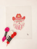Country Santa Needlepoint Canvas
