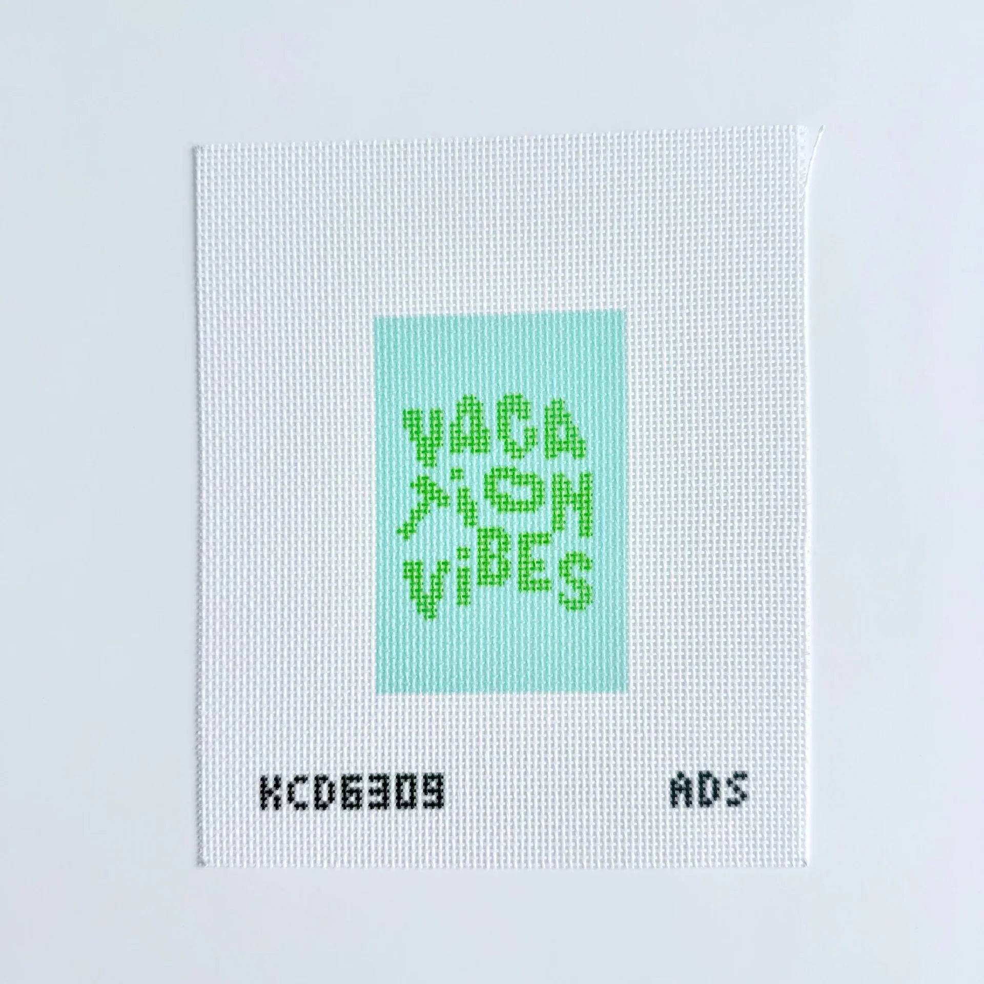 Vacation Vibes - Green Printed Canvas