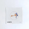 Key Round Printed Canvas