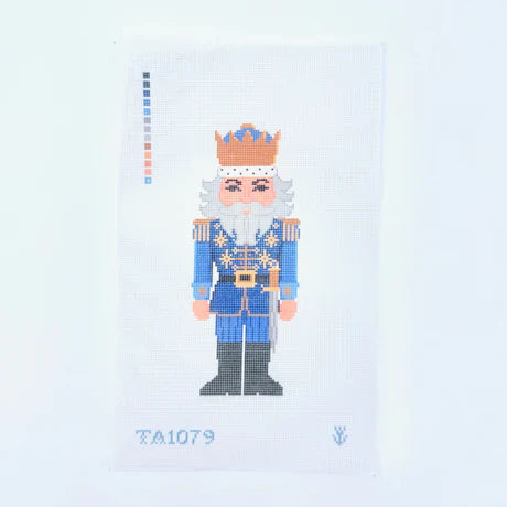 Blue Nutcracker Printed Canvas