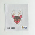 Reindeer Nutcracker Face Printed Canvas