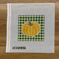Pumpkin on Gingham Green