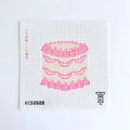 Pink Cake Printed Canvas