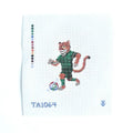 Jaguar Soccer Player Printed Canvas
