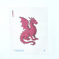 Ruby Dragon Printed Canvas