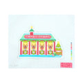 Santa's Stables Christmas Village Needlepoint Canvas