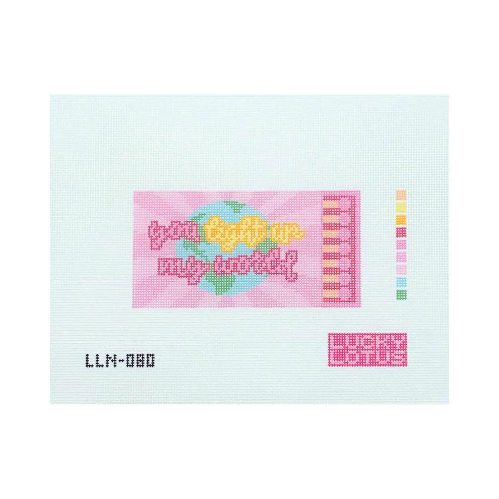 You Light up My World Needlepoint Canvas