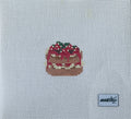 Strawberry Shortcake Mini Needlepoint Canvas