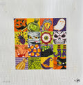Halloween Squares Needlepoint Canvas