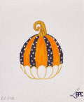 Pumpkin Dot Needlepoint Canvas