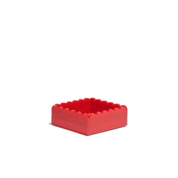 Penny Linn Scallop Acrylic Tray- 5" Square