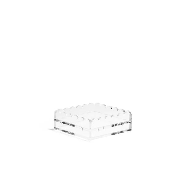 Penny Linn Scallop Acrylic Tray- 5" Square