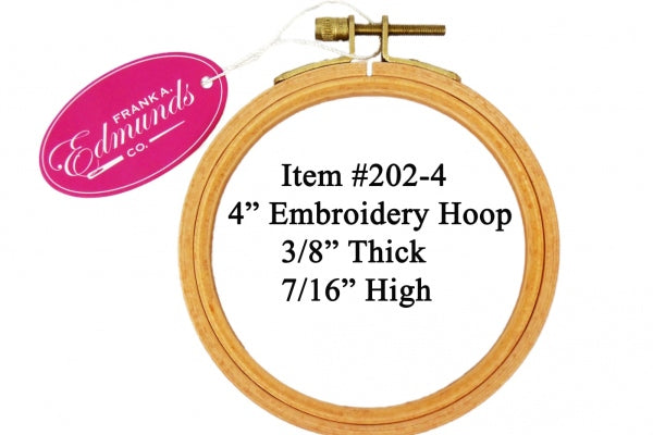 F.A. Edmunds Beechwood Embroidery Hoops