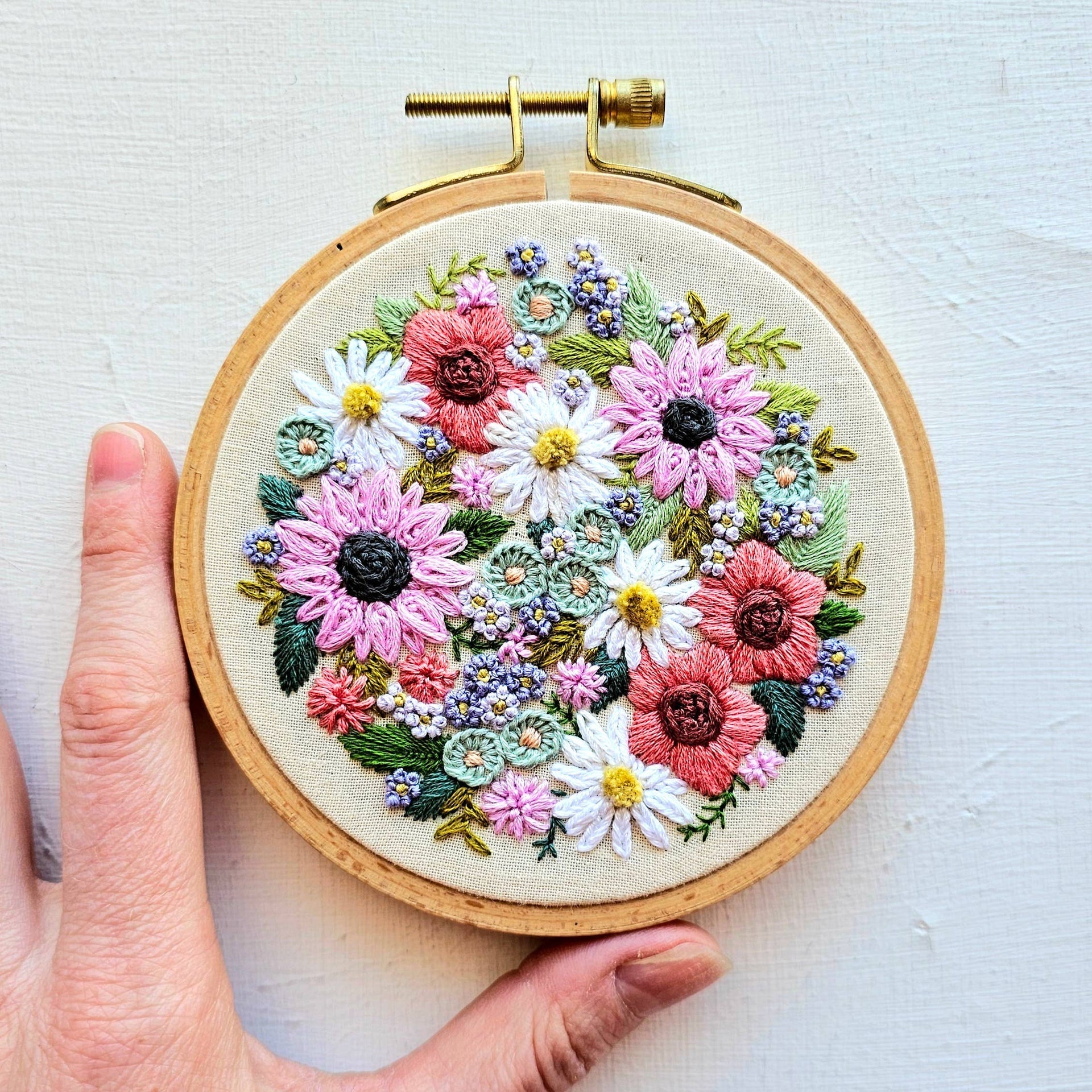 Wildflower Embroidery Kit by Jessica Long